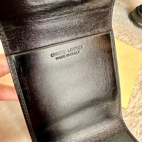 Tiffany & Co small sticky note holder. Black leather. NEW! Vintage RARE GIFT!! - Picture 6 of 10